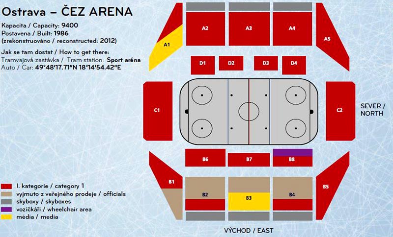 Ostrava Cez Arena Program
