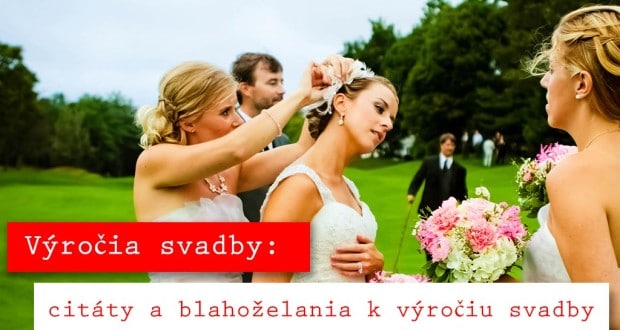 Výročia svadby - blahoželania k výročiu svadby