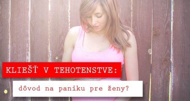 kliest v tehotenstve